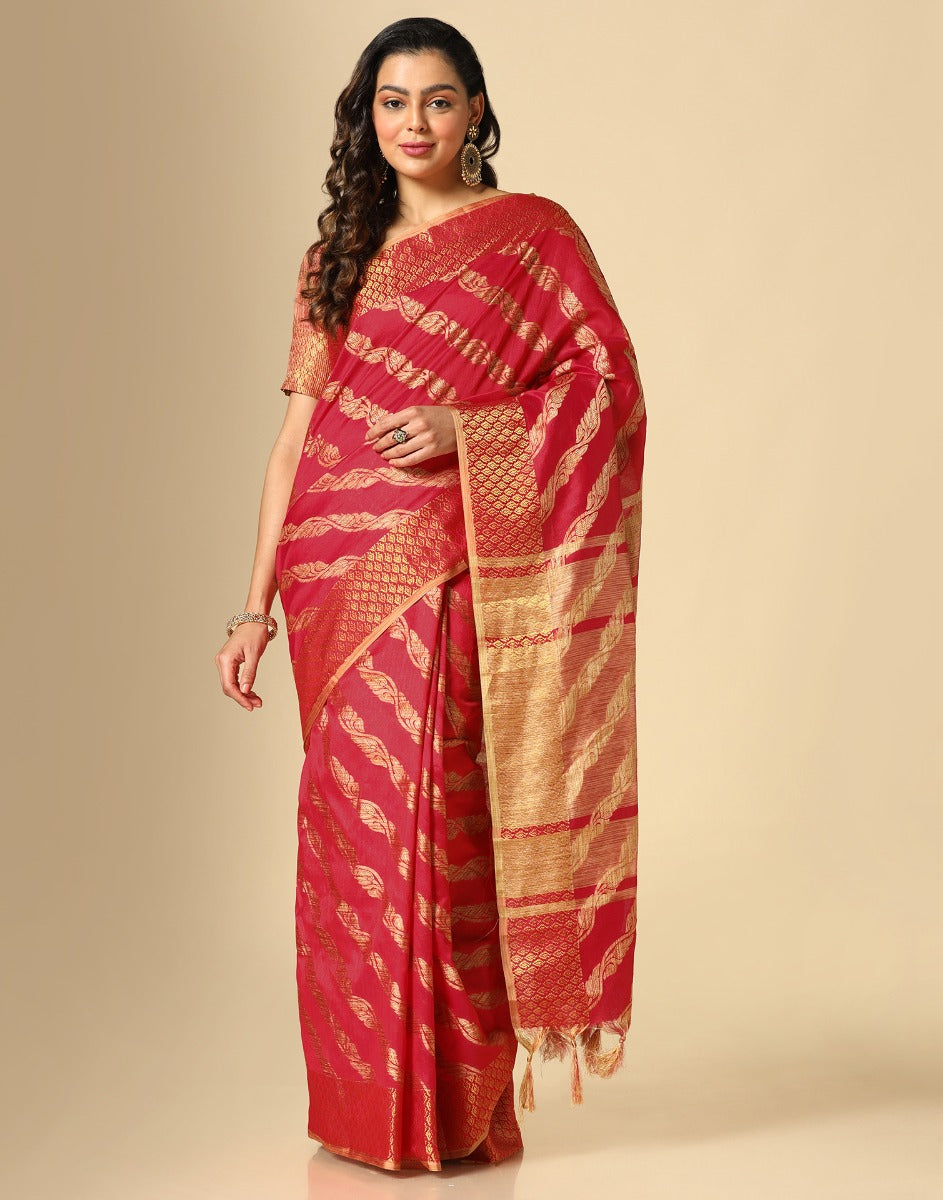 Red Silk Saree