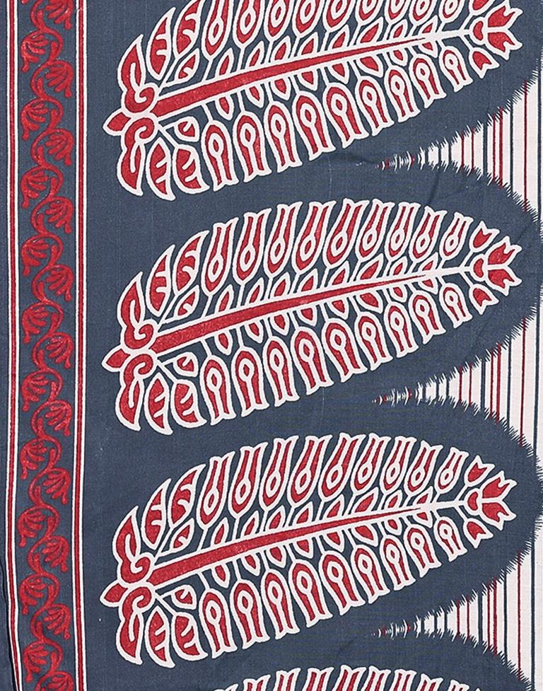 Multicoloured Printed Cotton Straight kurta With Pant And Dupatta