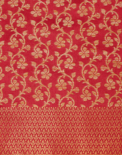 Red Banarasi Silk Saree | Leemboodi