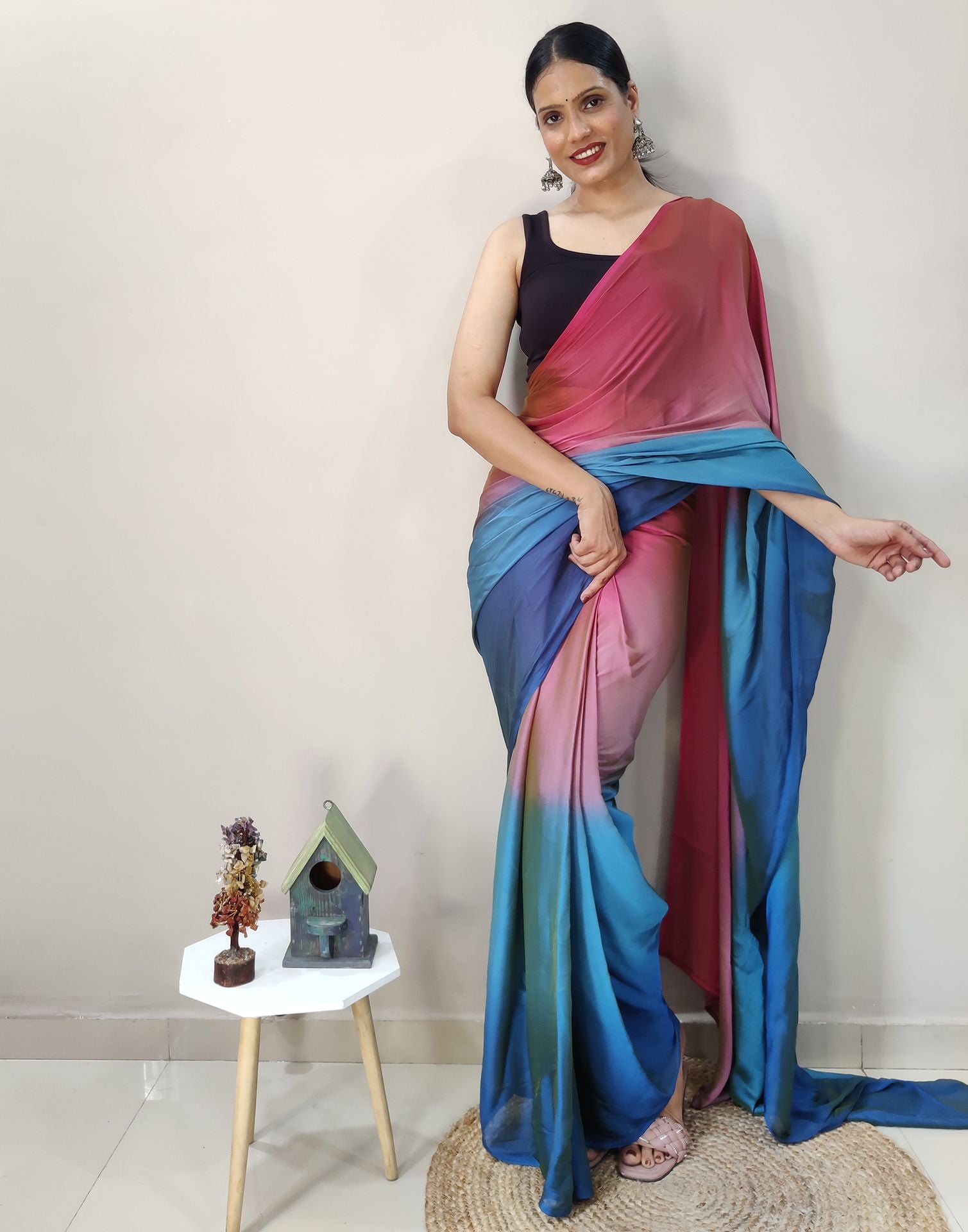 Trending | Beige Shaded Chiffon Mirror Designer Sarees, Beige Shaded Chiffon  Mirror Designer Saris and Beige Shaded Chiffon Mirror Beautiful Sarees  Online Shopping