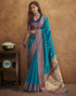 Blue Banarasi Silk Saree | Leemboodi