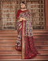 Red Patola Silk Printed Saree | Leemboodi
