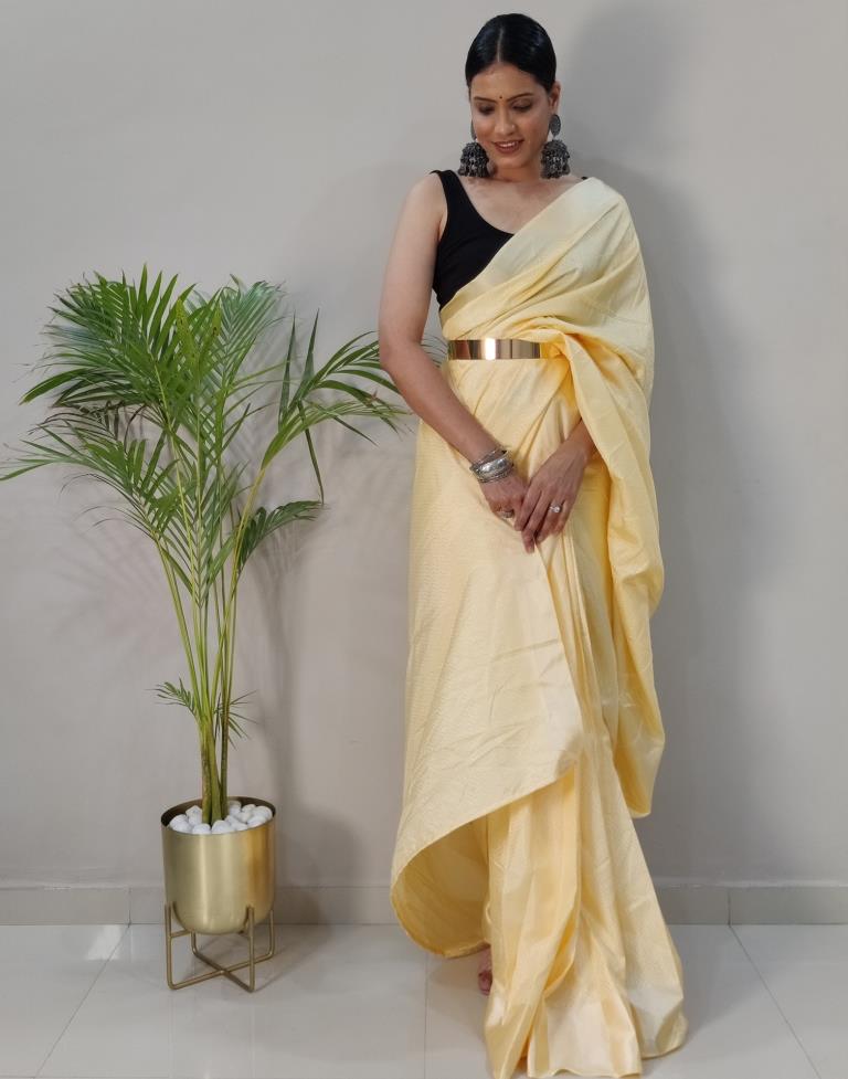 Ivory Chanderi Cotton Saree Design by Raw Mango at Pernia's Pop Up Shop 2024