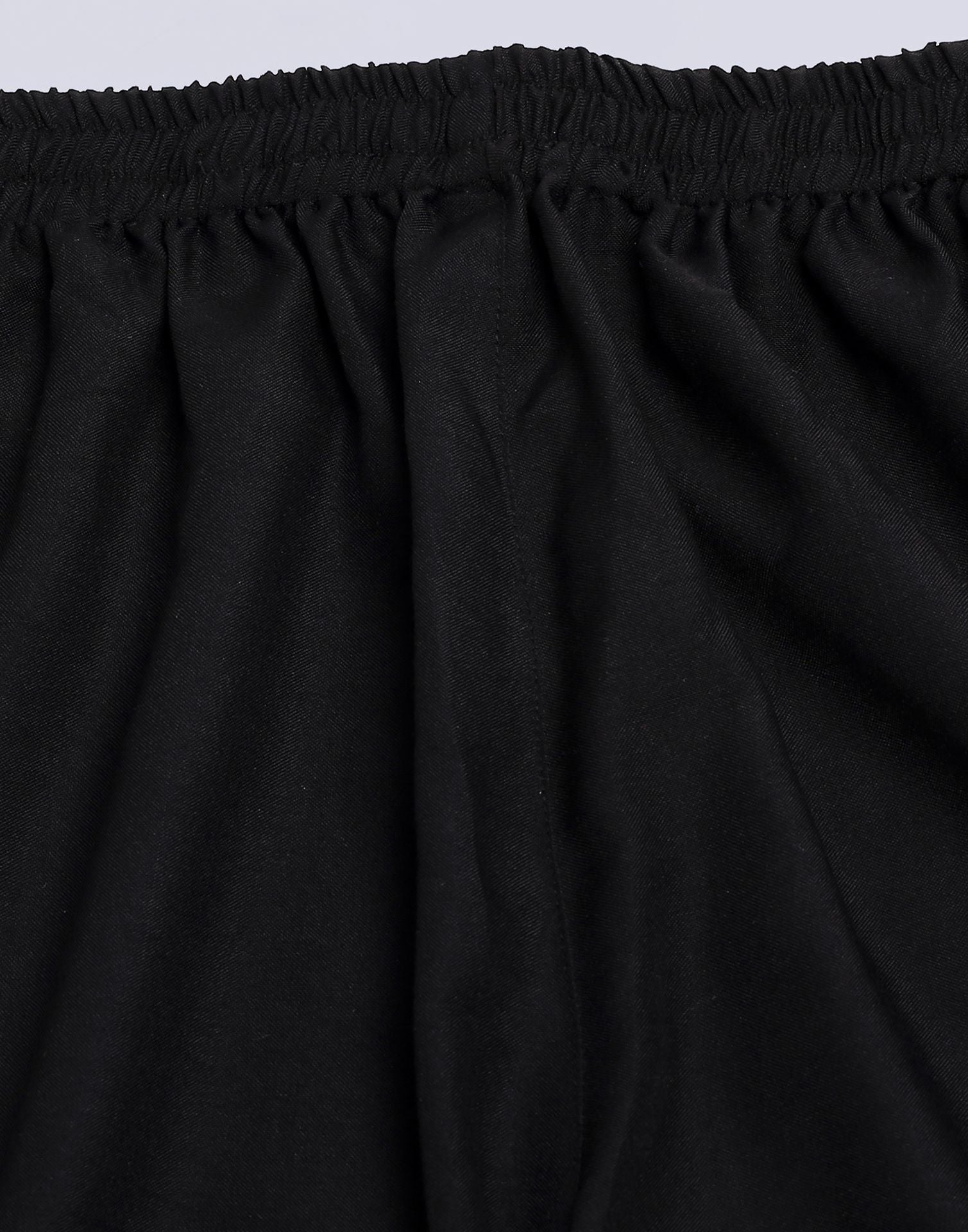 Black Printed Rayon Straight Kurta Set With Pant