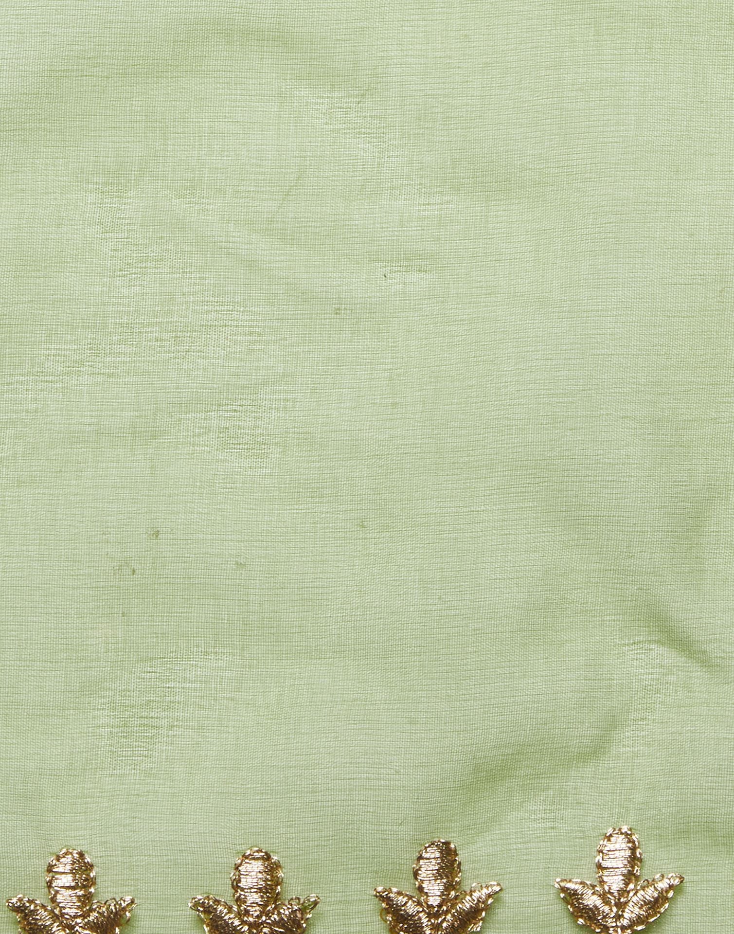 Green Kurti With Pant And Dupatta | Leemboodi
