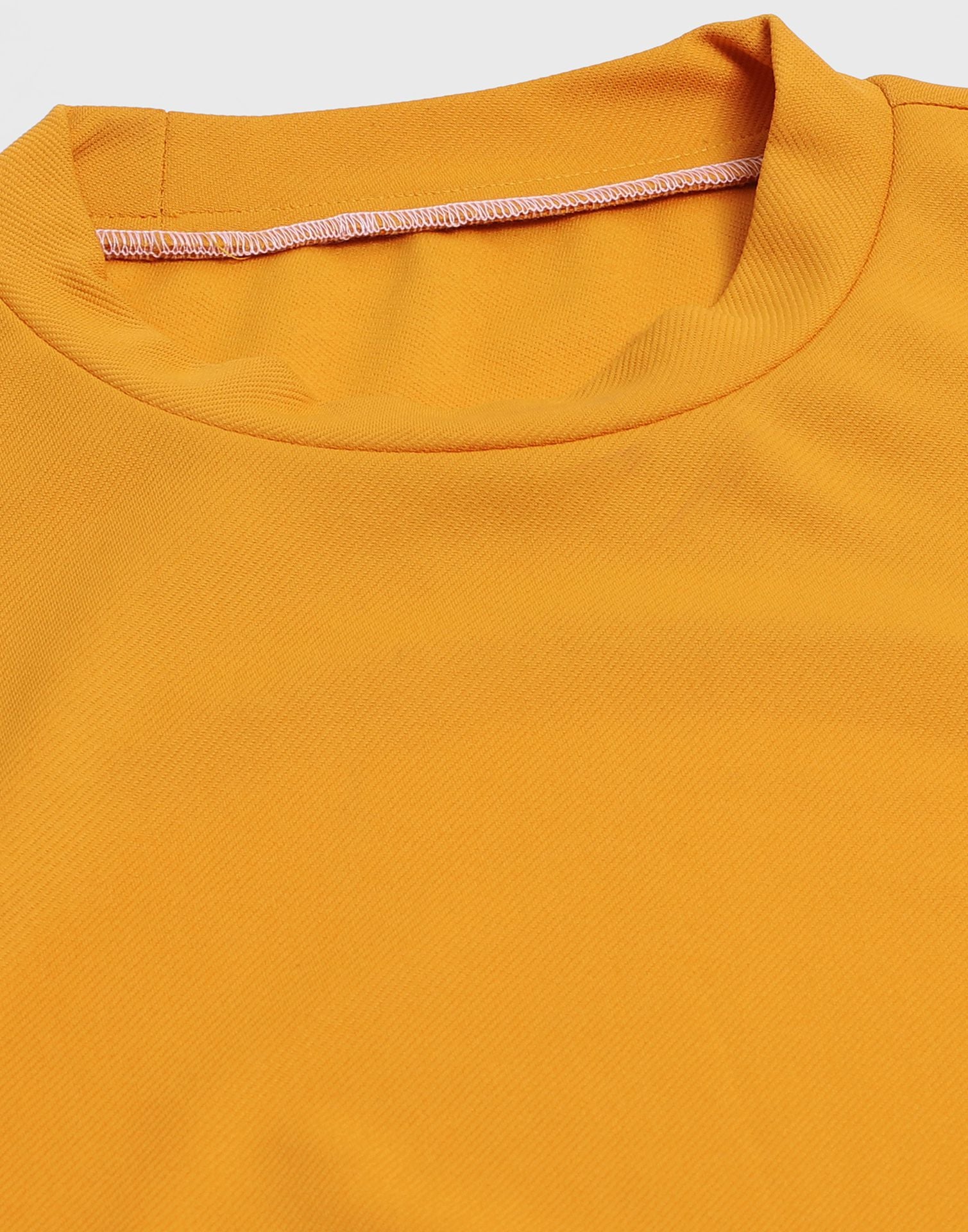 Yellow Wrap around Strings Top | Leemboodi