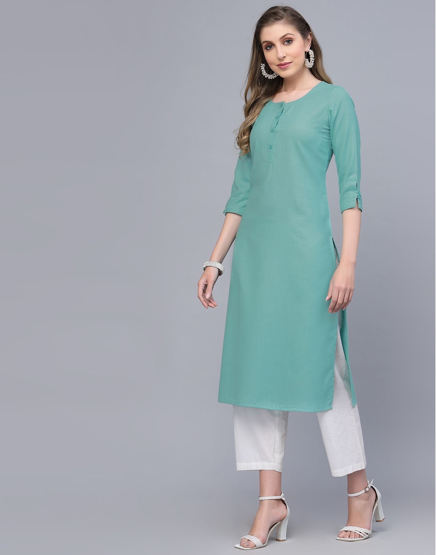 Light Green In Combination Traditional Embroidered Churidar Suit | Kameez  designs, Tight dress outfit, Dress materials