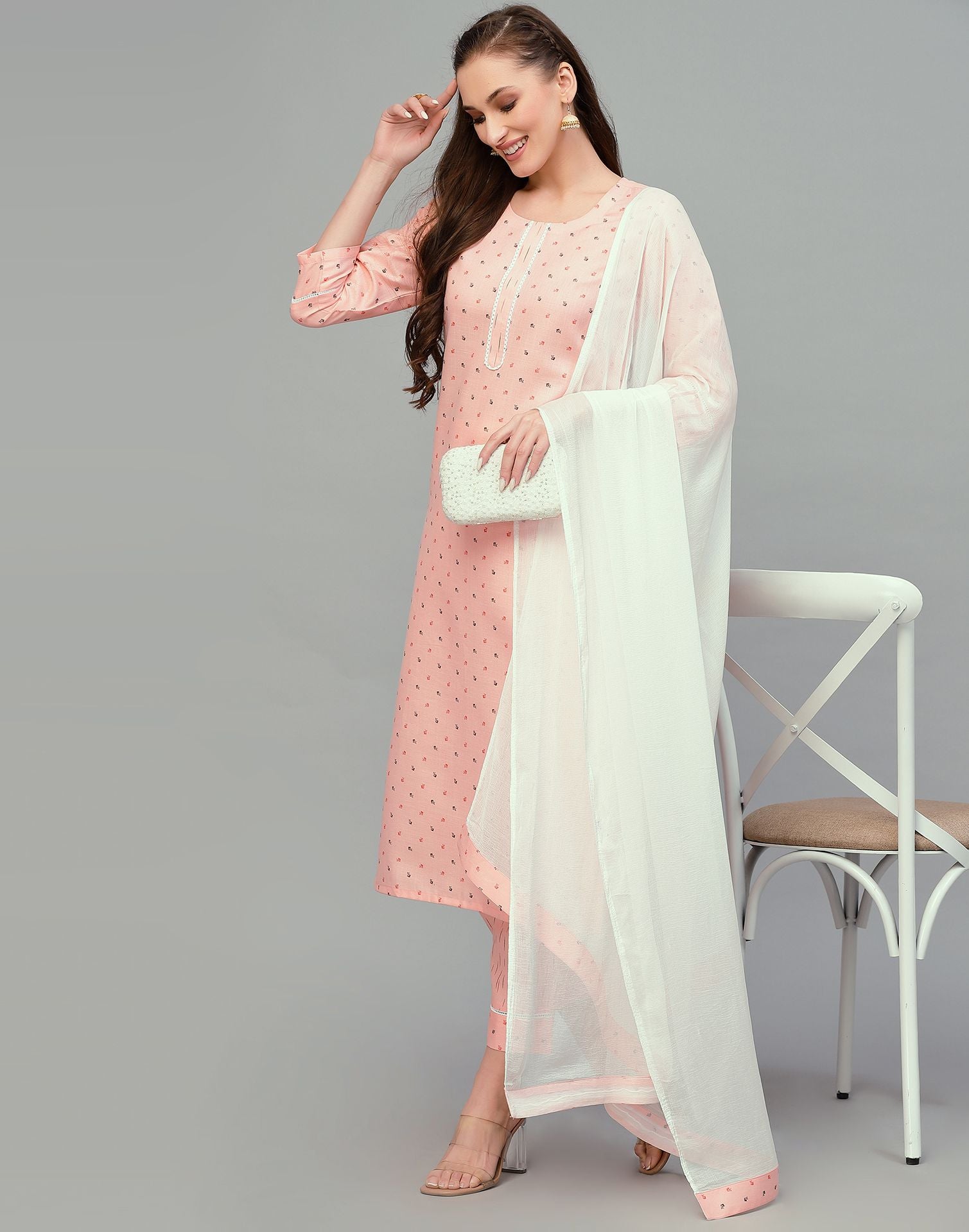 Buy online Embroidered Kurta Pant Set With Dupatta from ethnic wear for  Women by Ishin for ₹1699 at 74% off | 2024 Limeroad.com