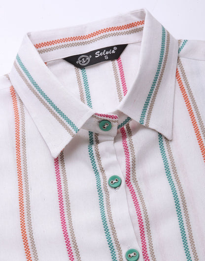 White Plain Cotton Shirt