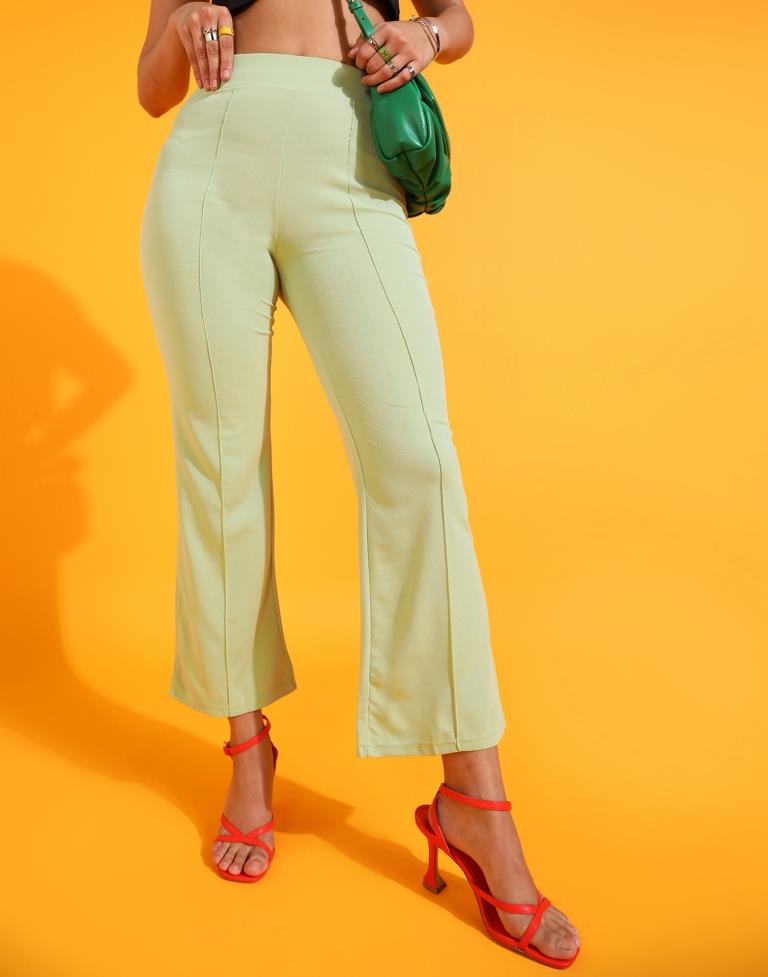 Khloe Flare Bell Bottom Pants (Yellow) – Snazzy Belle