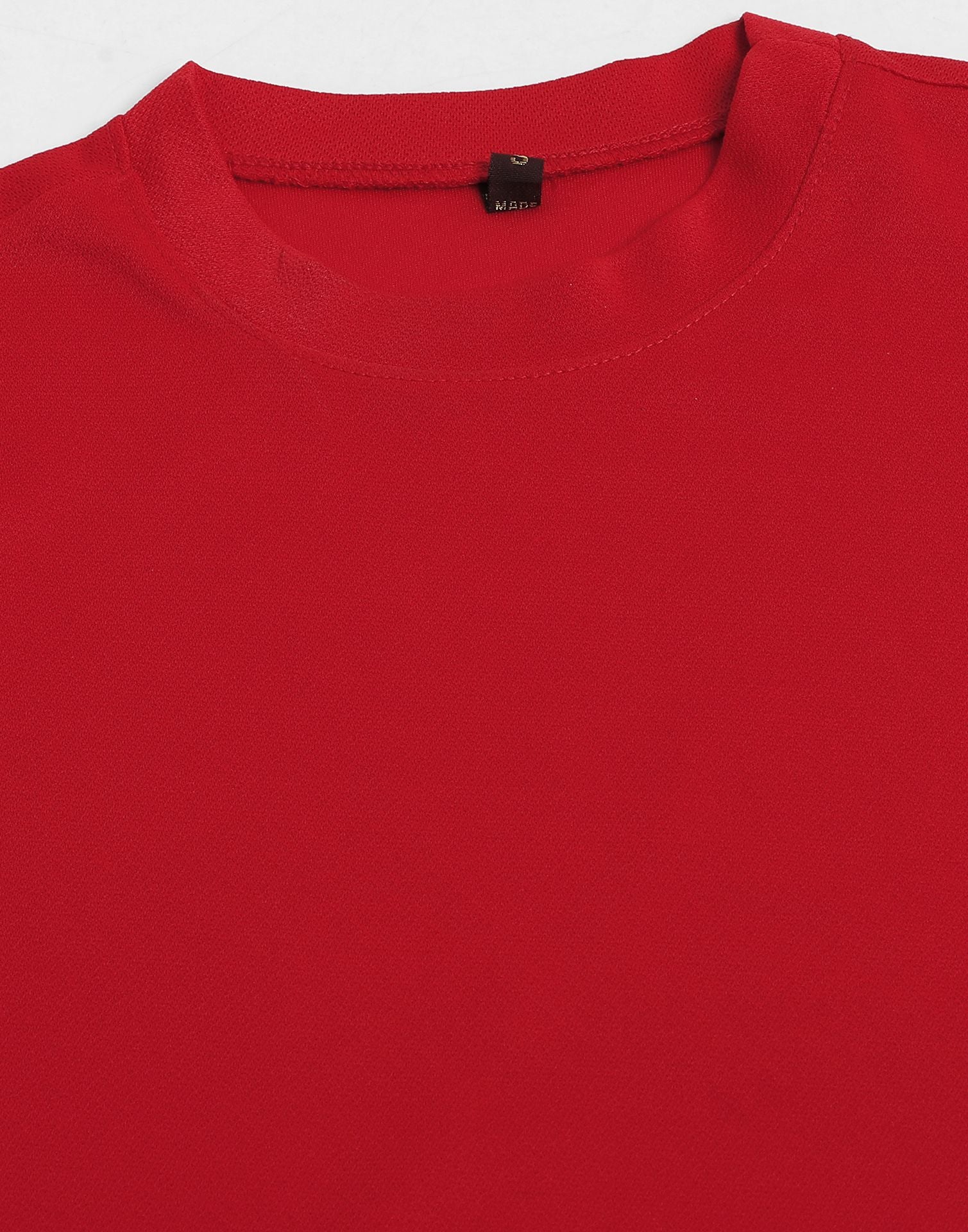 Red Puff Sleeve Top | Leemboodi