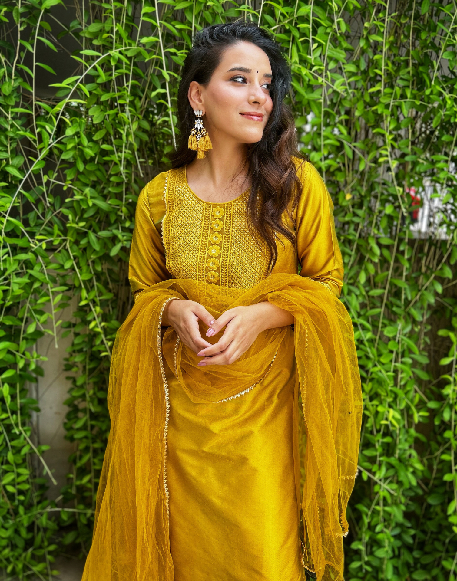 Buy Mustard Yellow Embellished Kurti for Women Online @ Tata CLiQ