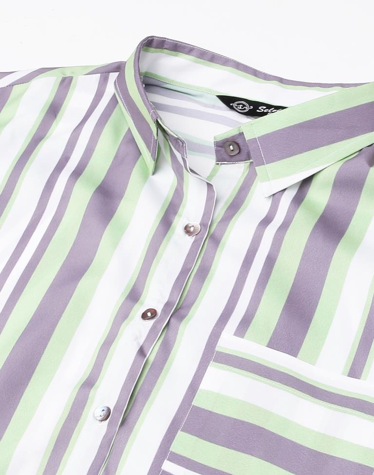 Multicoloured Printed Shirt | Leemboodi