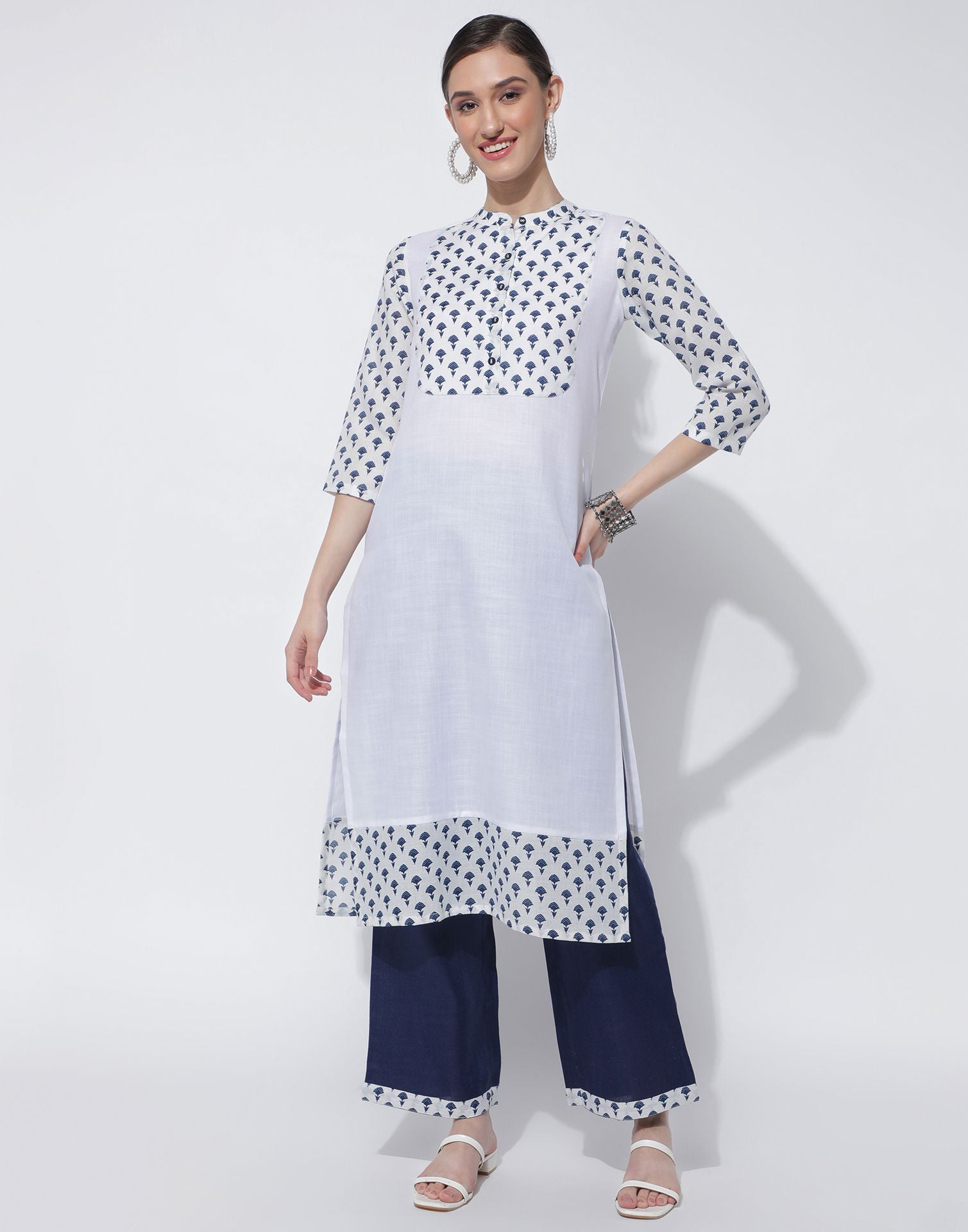 Discover 131+ white kurti with white leggings latest