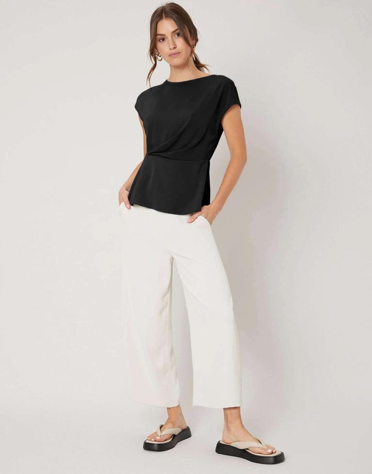 Black Plain Top