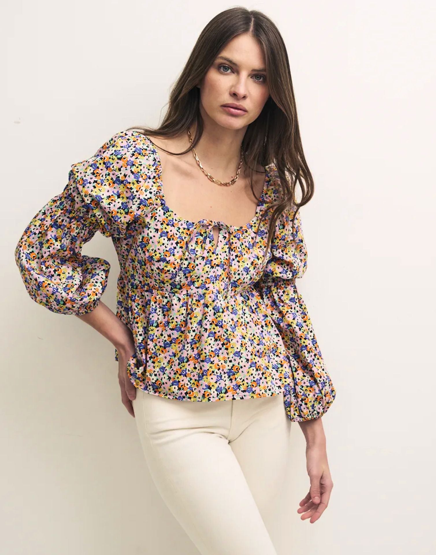 Multicoloured Printed Top