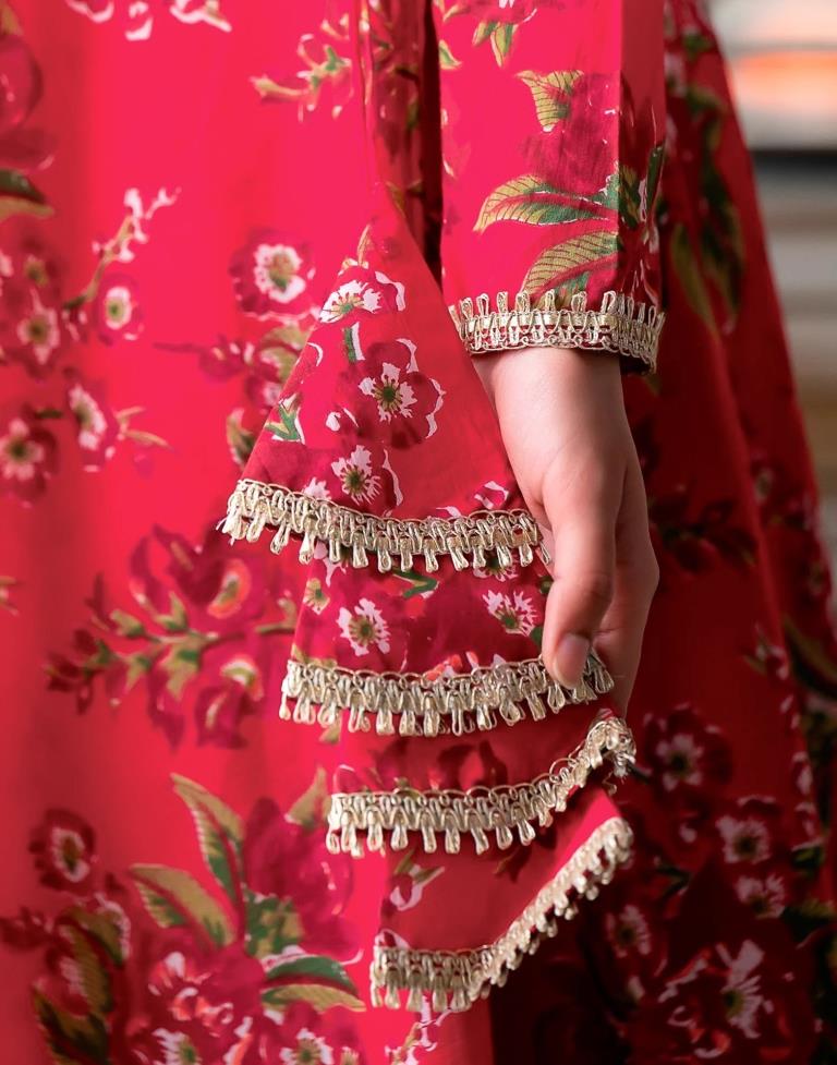 Beautiful Long Angrakha style kurti. | Indian gowns dresses, Indian fashion  dresses, Stylish dress designs