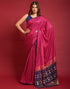 Pink Banarasi Silk Printed Saree | Leemboodi