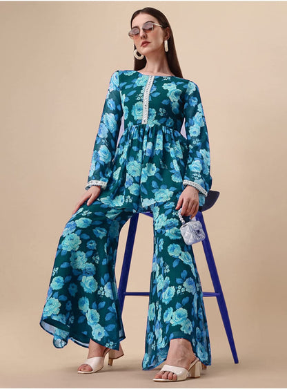 Rama Printed Georgette Co-ord Set