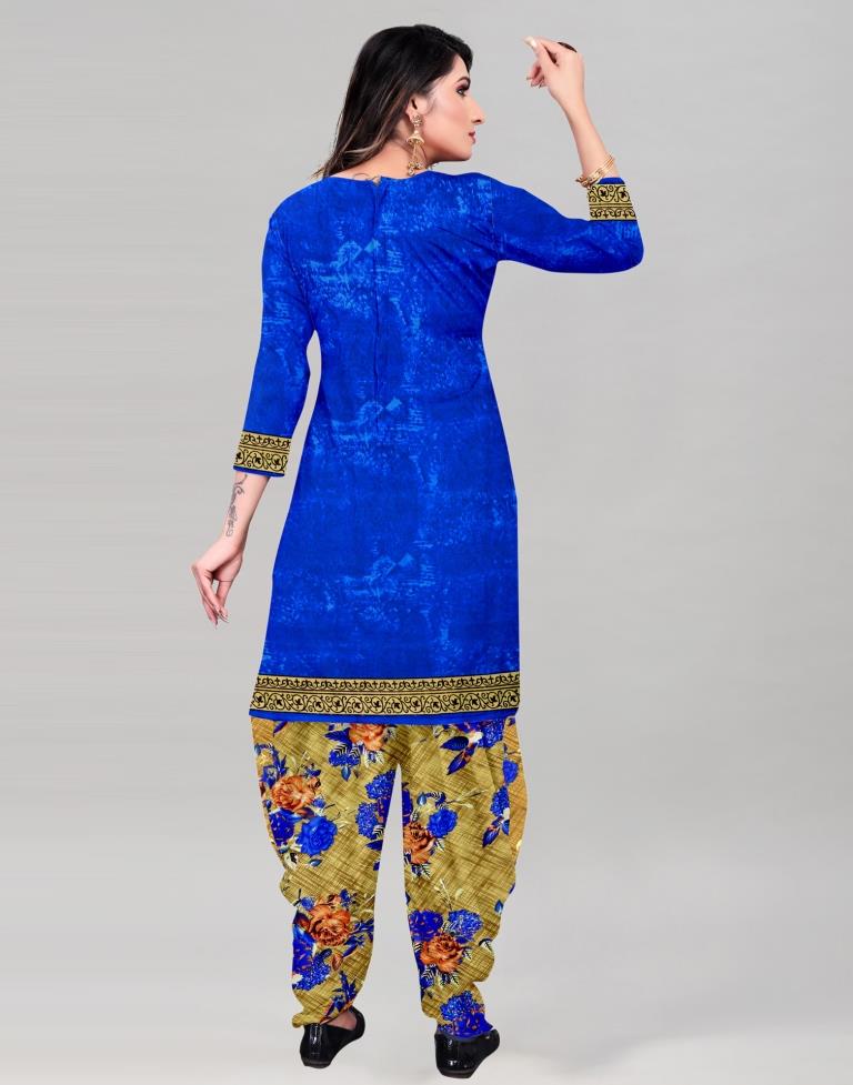 Royal blue punjabi suit on sale design