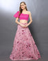 Astounding Pink Coloured Bhagal Puri Silk Digital Printed Casual Wear Lehenga | Leemboodi
