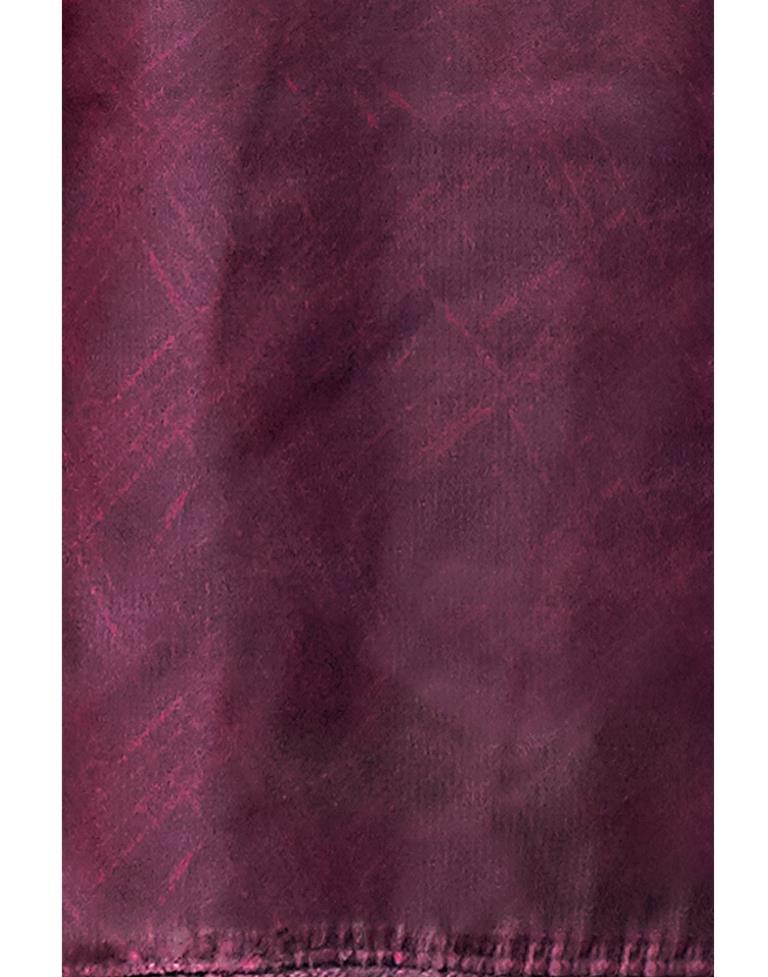 Wine Cotton Printed Unstitched Salwar Suit | Leemboodi