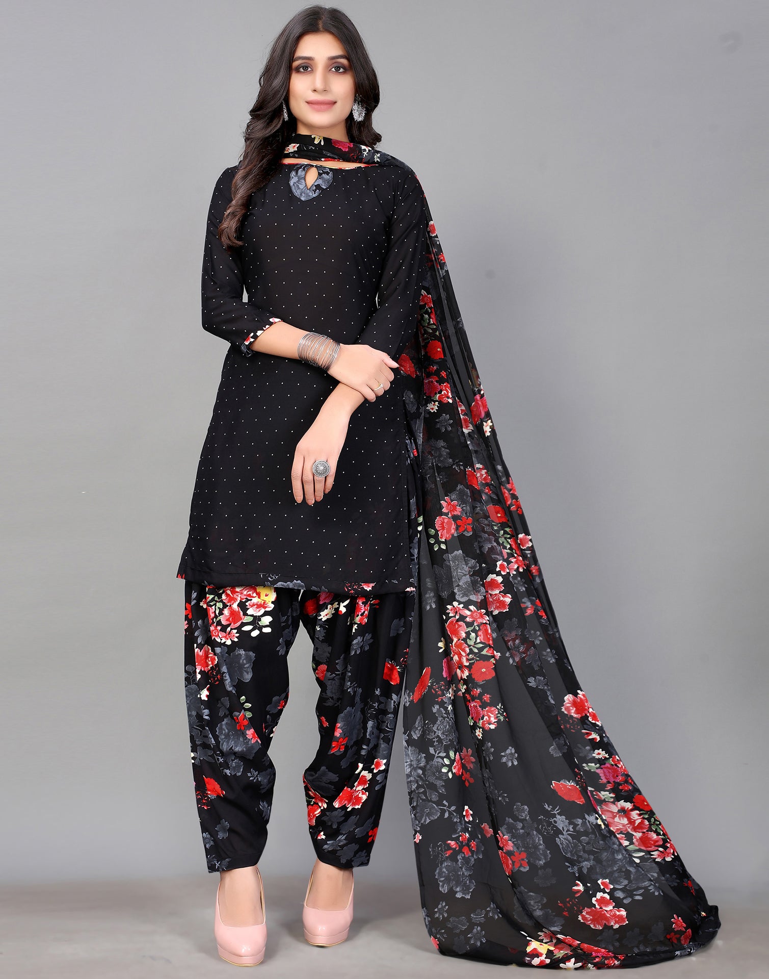 Black salwar outlet suit material