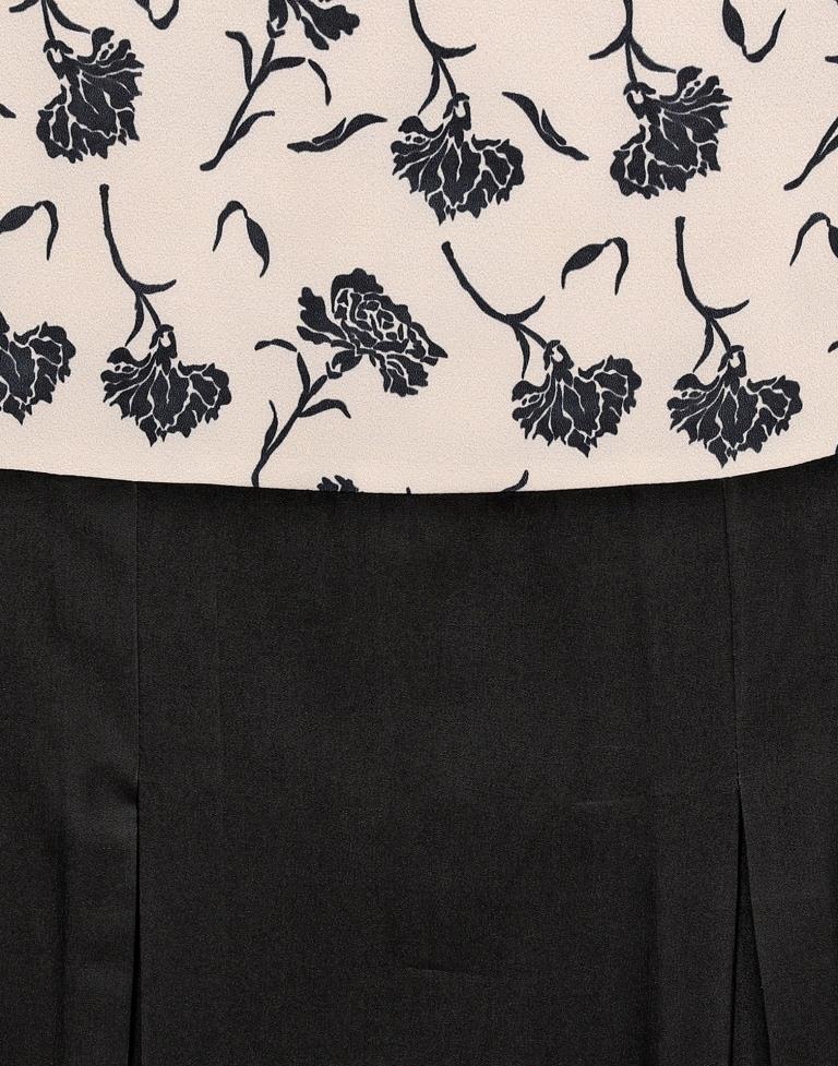 Black A-line Dress | Leemboodi