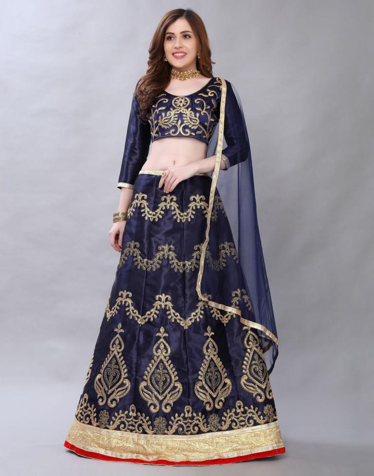 Engagement Lehenga choli/Partywear Lehenga Choli/Sky Blue Color Lehenga/Indian  L | eBay