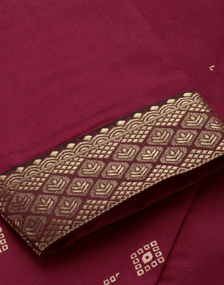 Maroon Kurti With Pant And Dupatta | Leemboodi