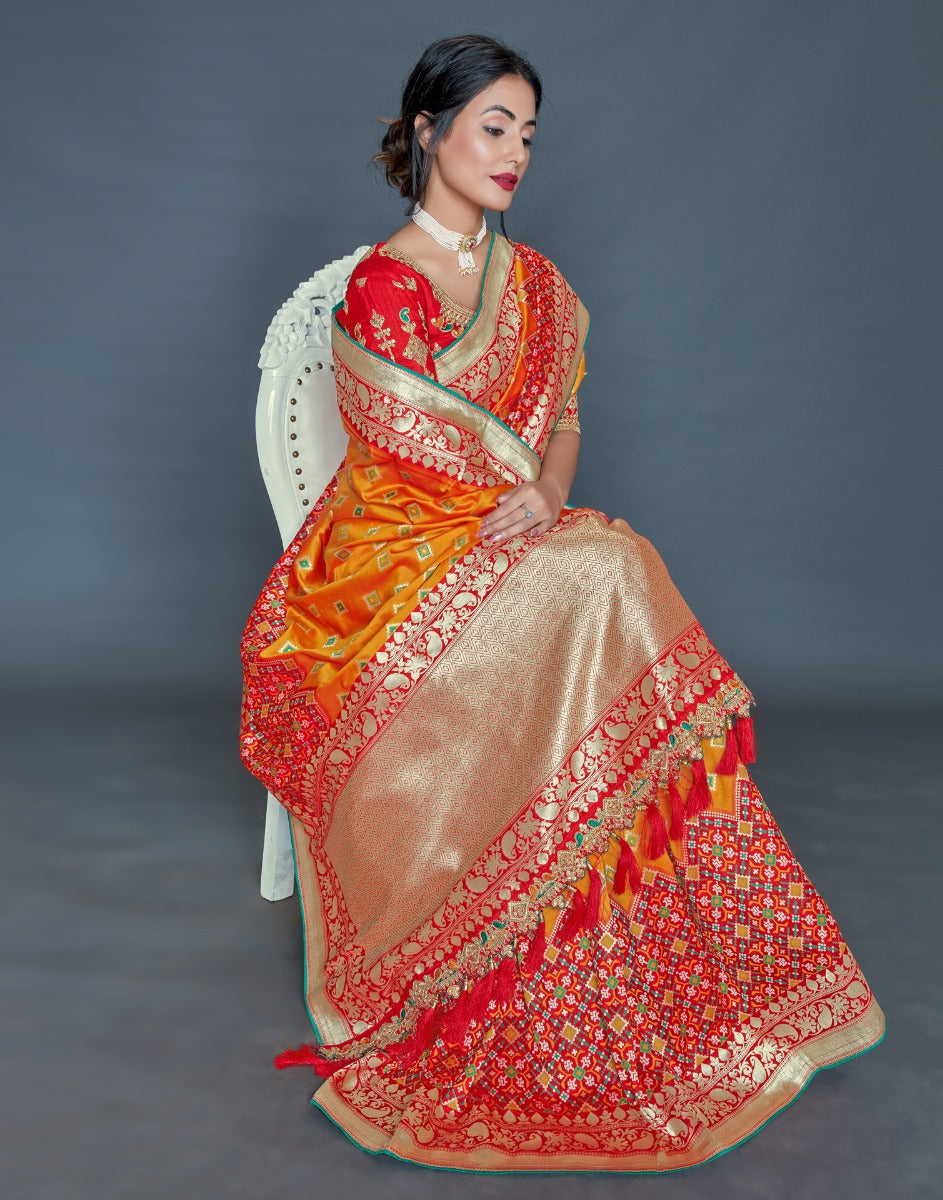 Designer Banarasi Saree for Bengali Marriage with Price