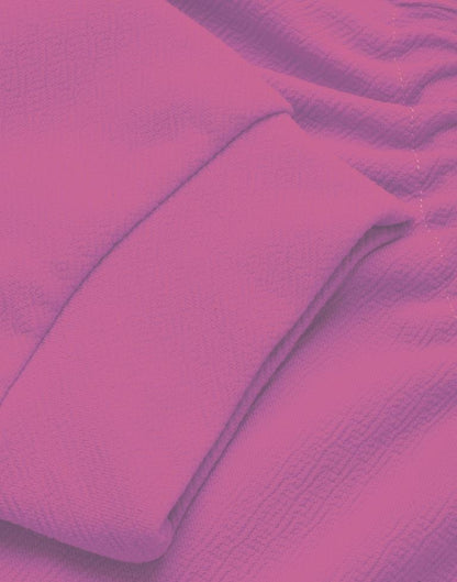 Dashing Pink Coloured Knitted Lycra Tops | Leemboodi