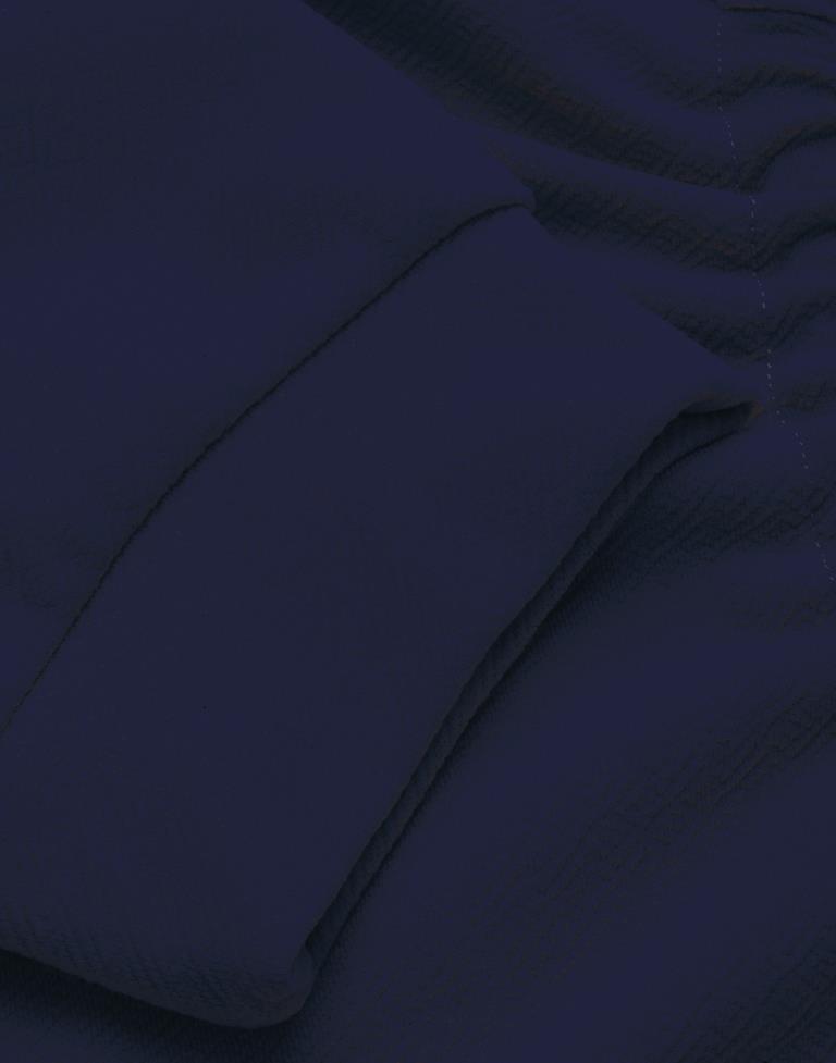 Versatile Blue Coloured Knitted Lycra Tops | Leemboodi