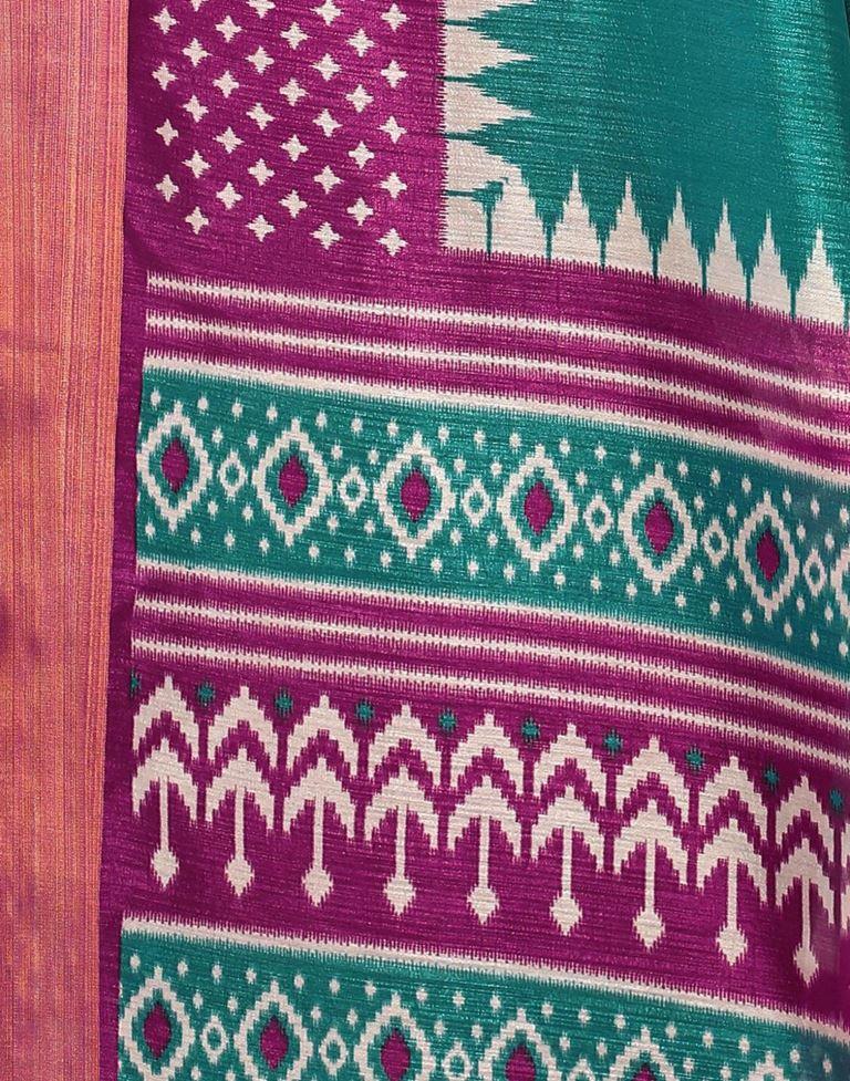 Rama Cotton Printed Saree | Leemboodi