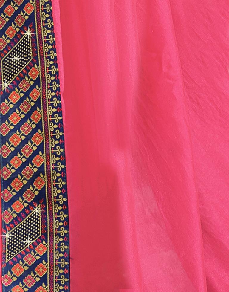 Mind Blowing Hot Pink Silk Saree | Leemboodi