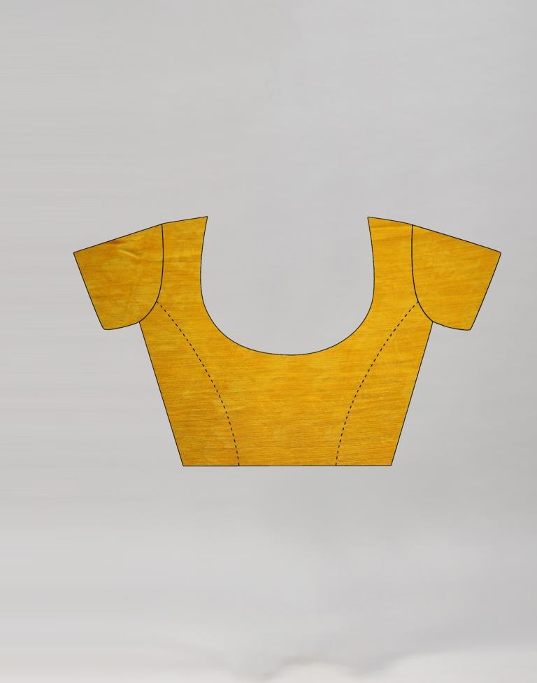 Amazing Yellow Chiffon Printed Saree | Leemboodi
