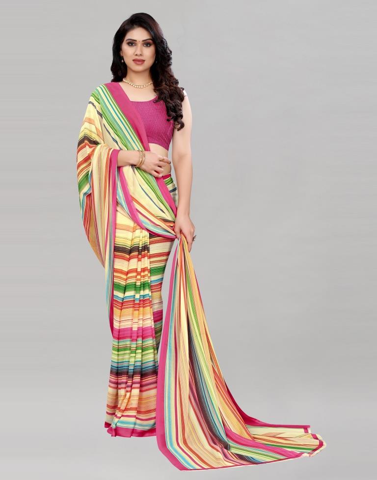 Amazing Multied Printed Saree | Leemboodi