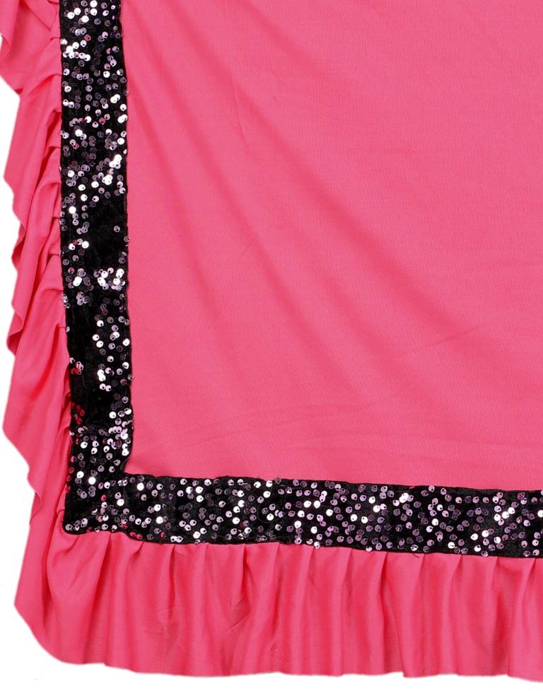 Baby Pink Ready To Wear Saree | Leemboodi