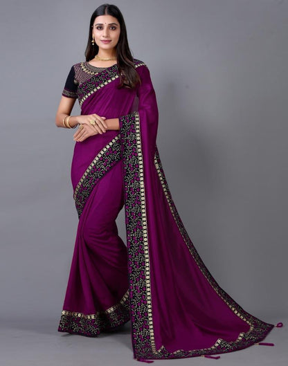 Wine Silk Saree | Leemboodi