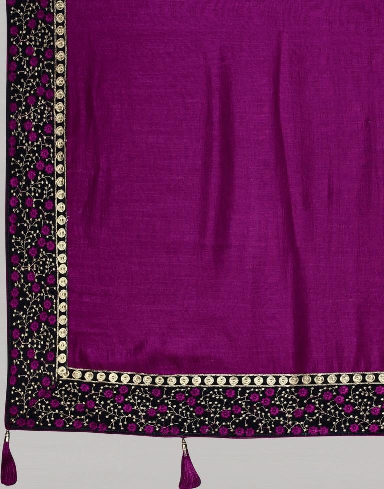 Wine Silk Saree | Leemboodi