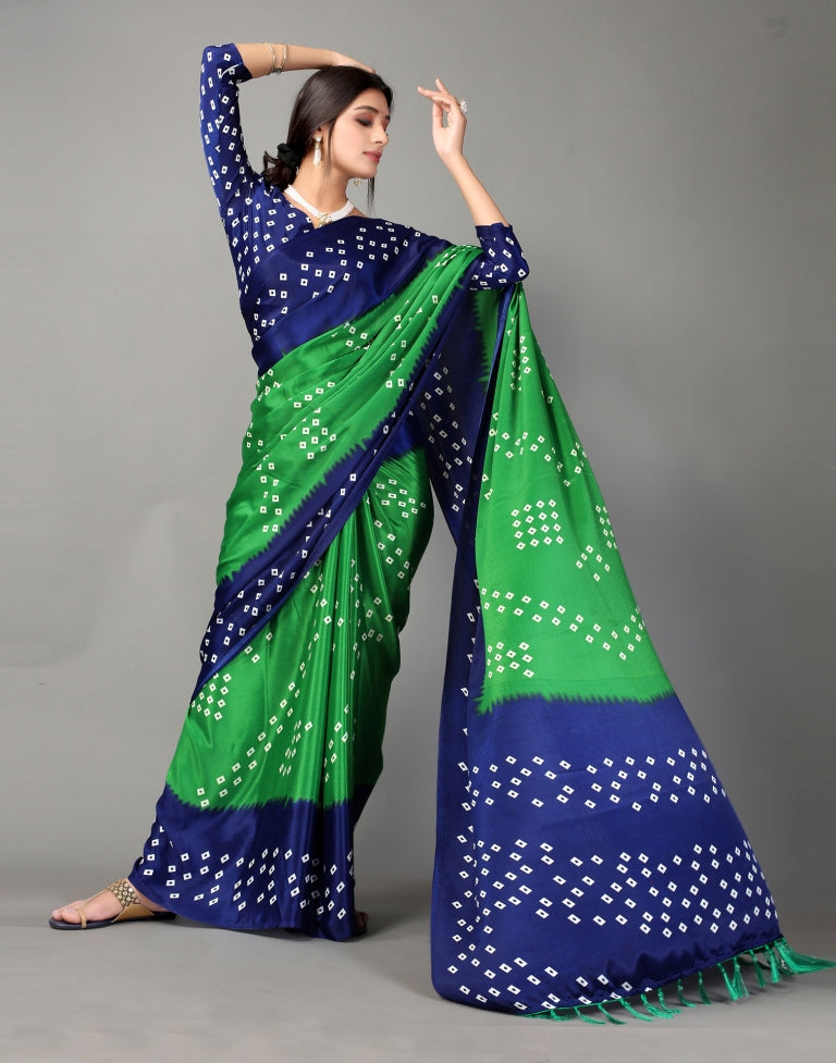 Pin by megha on Saree designs | Bandhani saree, Saree, Rajputi dress