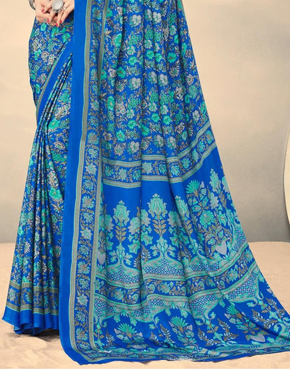 Blue Silk Saree | Leemboodi