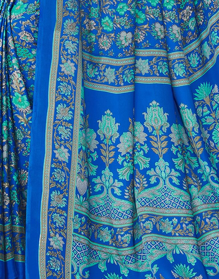 Blue Silk Saree | Leemboodi