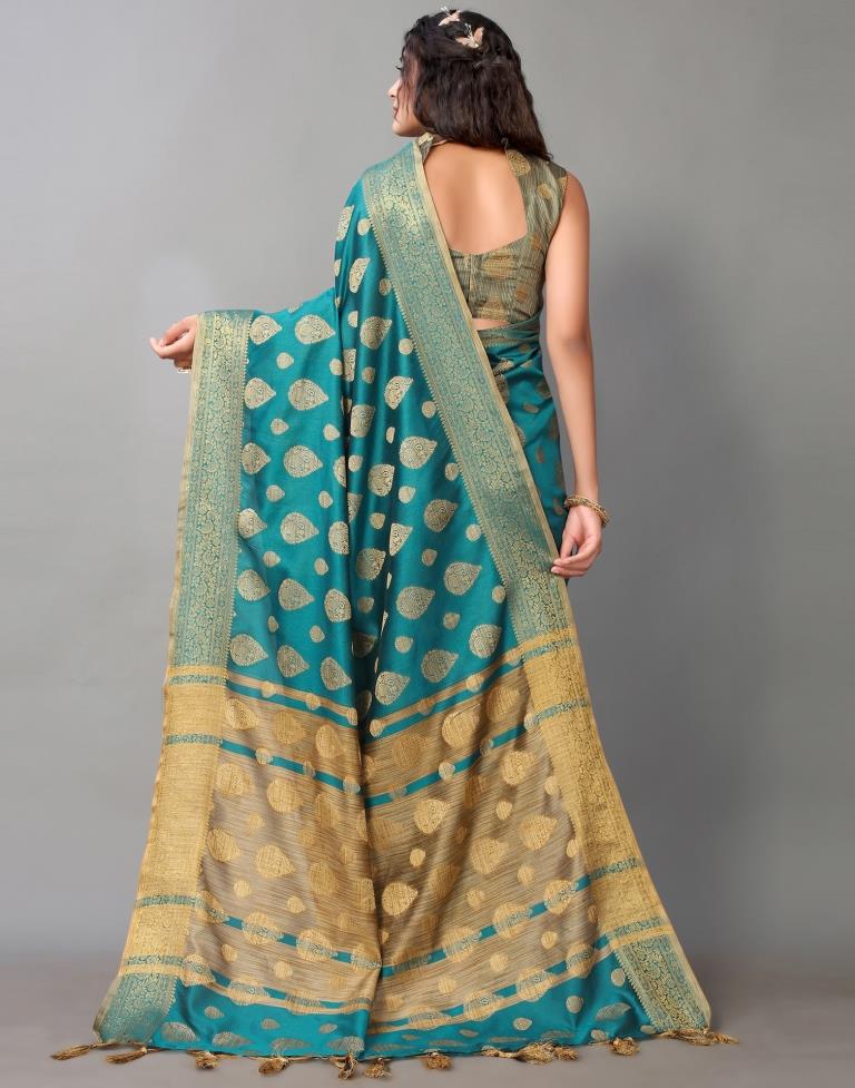 Buy TIRA Women Banarasi Silk Blend Wedding & Festive Green Color Saree saree  / saree for women / sarees / sarees latest / sari Online at Best Prices in  India - JioMart.