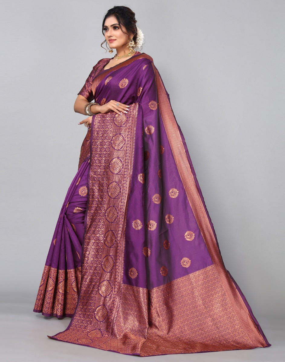 Purple Plus Size Sarees: Buy Purple Plus Size Sarees for Women Online in USA