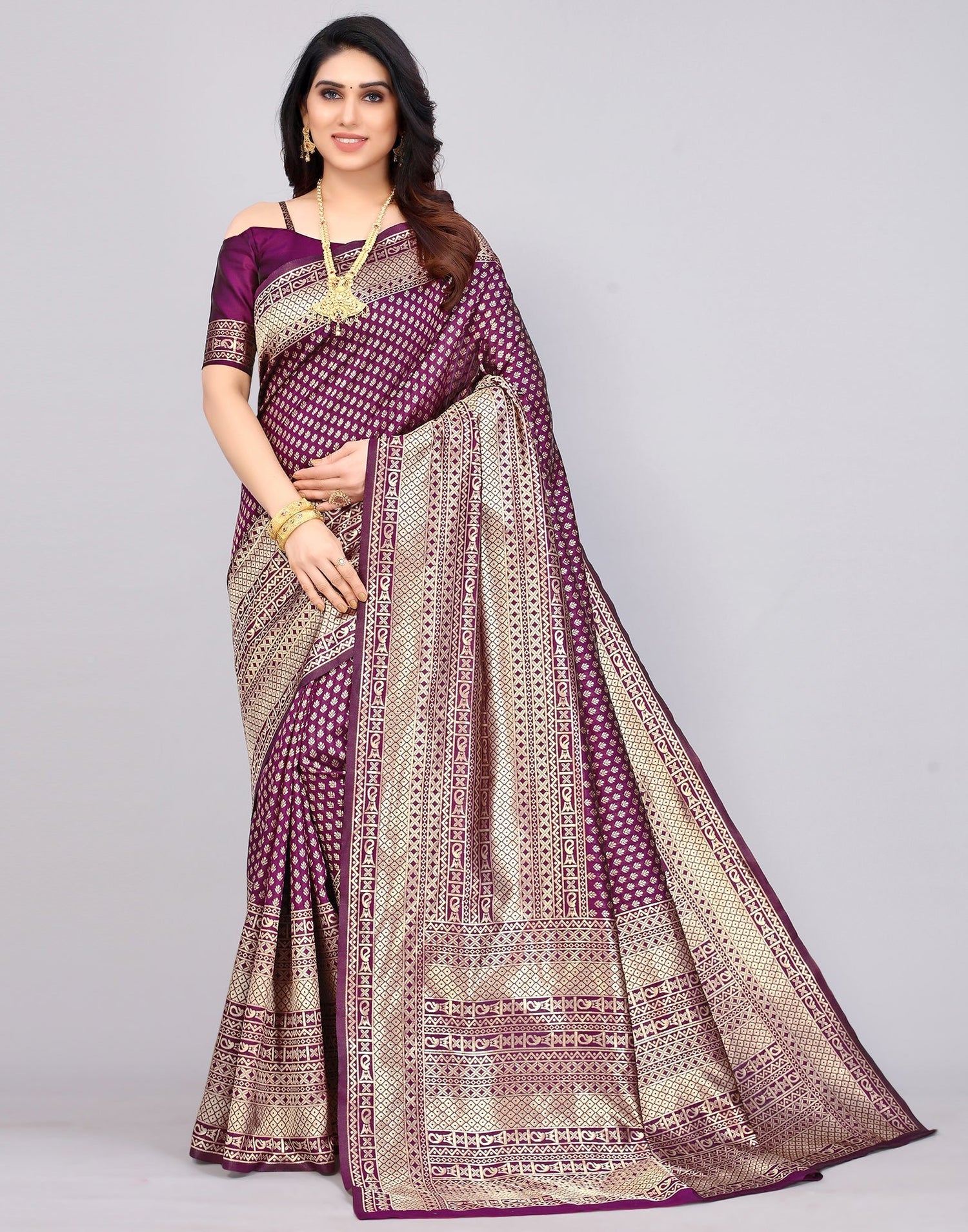 Wine Silk Saree | Leemboodi