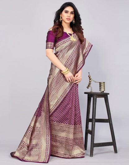 Wine Silk Saree | Leemboodi