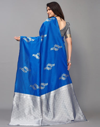 Blue Silk Saree | Leemboodi