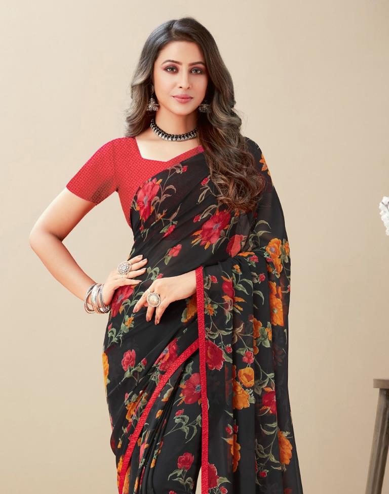 Buy Designer Black Sarees in USA, UK & Canada | Empress Clothing – Tagged  