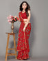 Red Bandhani Printed Saree | Leemboodi